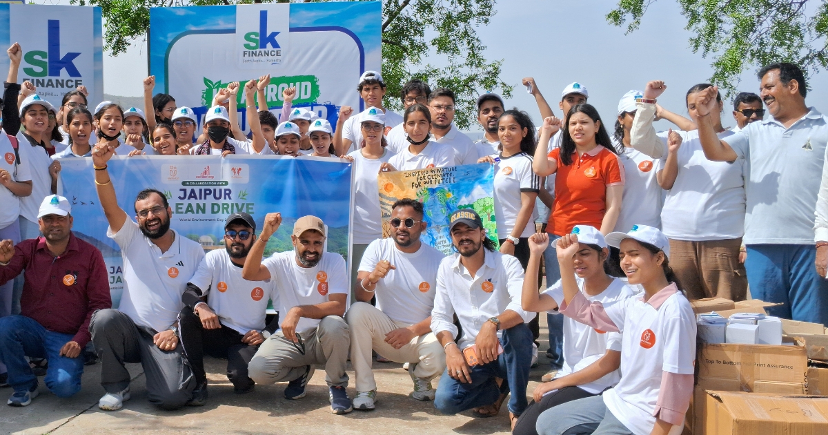 Jaipur Clean Drive 2026 Volunteers at Jal Mahal